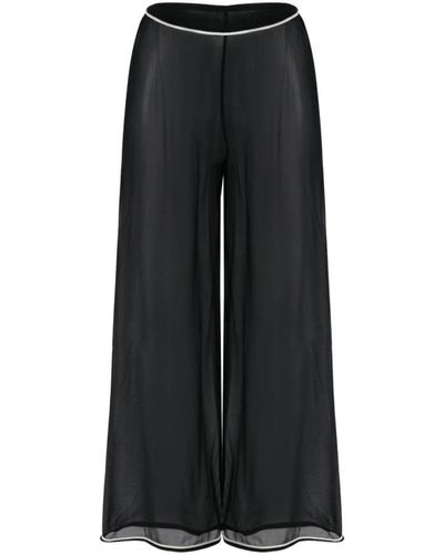 Bode Wide Trousers - Black