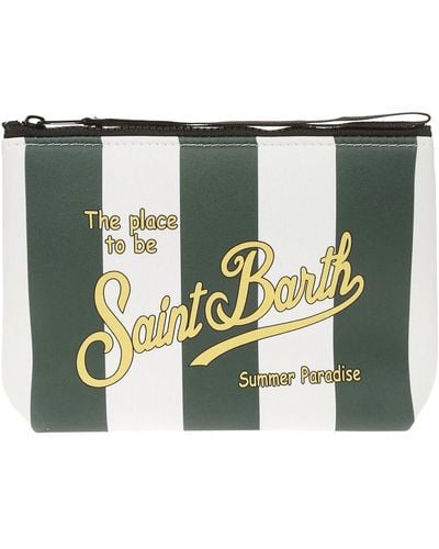 Mc2 Saint Barth Aline pochette organizer elegant praktische lasche - Grün