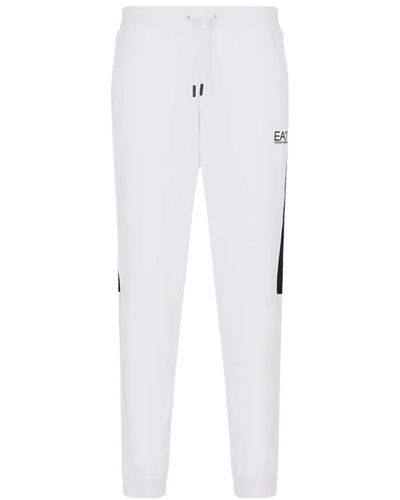 EA7 Pantaloni casual bianchi - Bianco