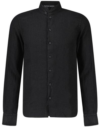 Hannes Roether Casual Shirts - Black