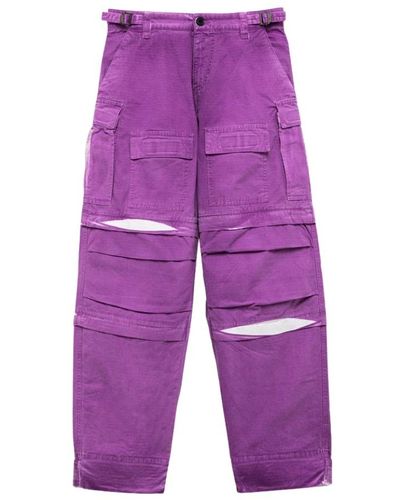 DARKPARK Trousers > wide trousers - Violet