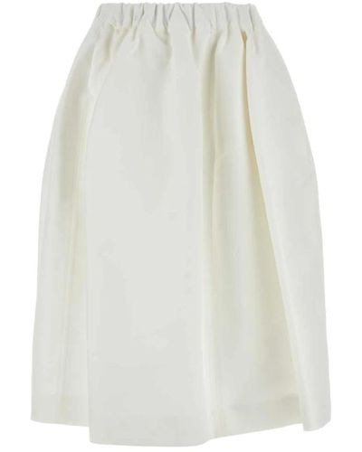 Marni Midi skirts - Blanco