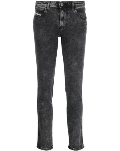 DIESEL Slim-Fit Jeans - Gray