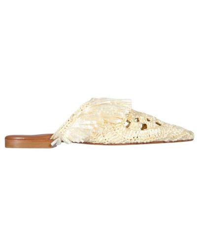 De Siena Marilu sandalias de cuero - Neutro
