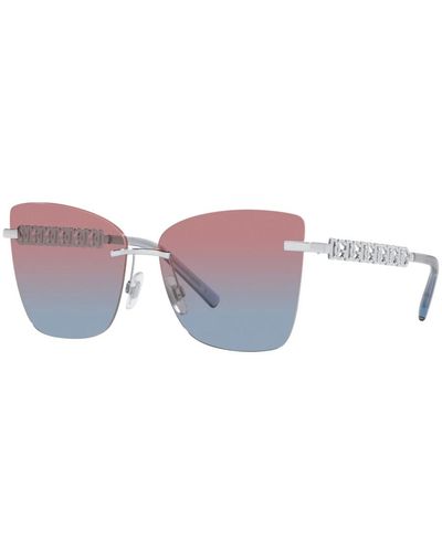 Dolce & Gabbana Silber/rosa blau getönte sonnenbrille - Lila