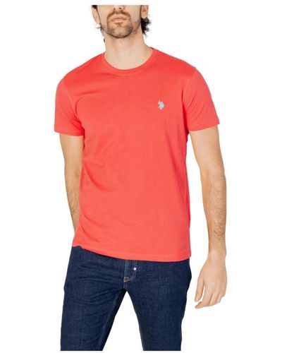 U.S. POLO ASSN. T-Shirts - Red