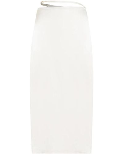 Jacquemus Midi Skirts - White