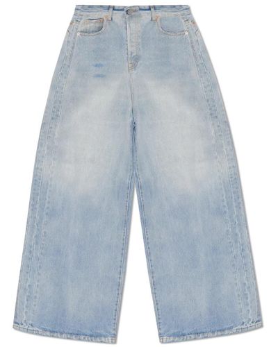 Vetements Jeans with wide legs - Blau