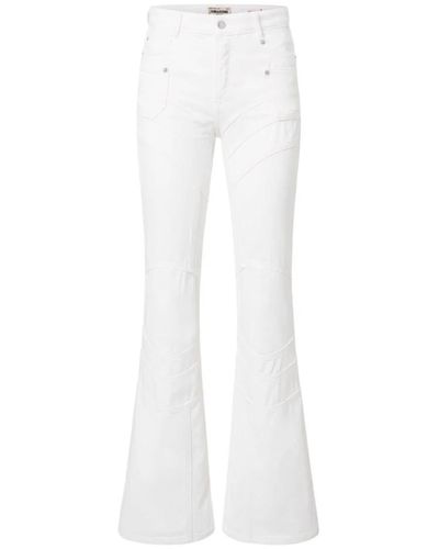 Zadig & Voltaire Boot-Cut Jeans - White
