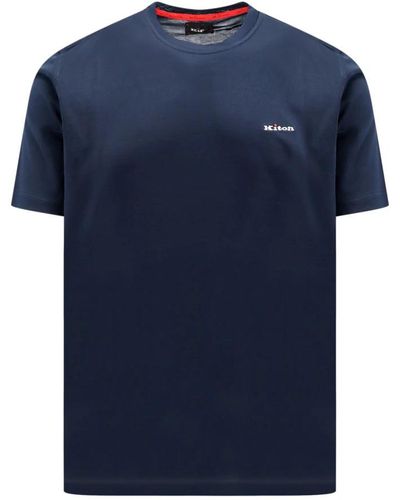 Kiton T-Shirts - Blue
