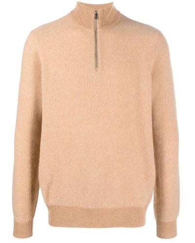 Ralph Lauren Brauner reißverschluss hoodie casual stil - Natur
