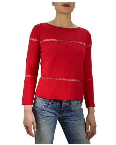 Marella Round-Neck Knitwear - Red