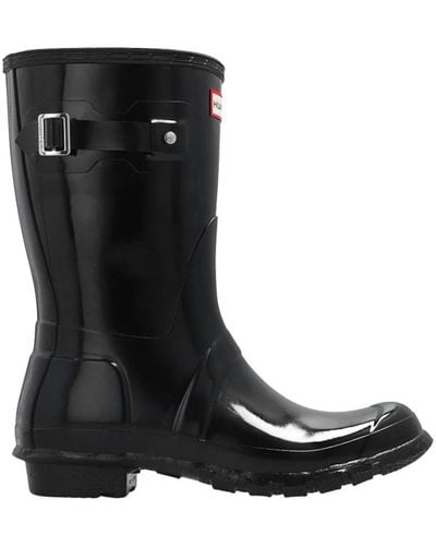 HUNTER 'original Short' Rain Boots - Black
