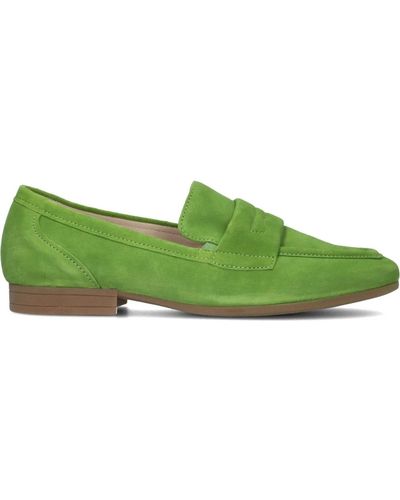 Gabor Grüne loafers mit stil
