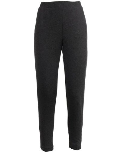 Le Tricot Perugia Trousers > slim-fit trousers - Noir