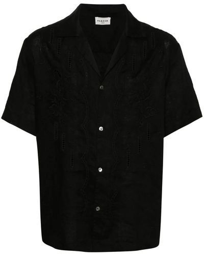 P.A.R.O.S.H. Short Sleeve Shirts - Black