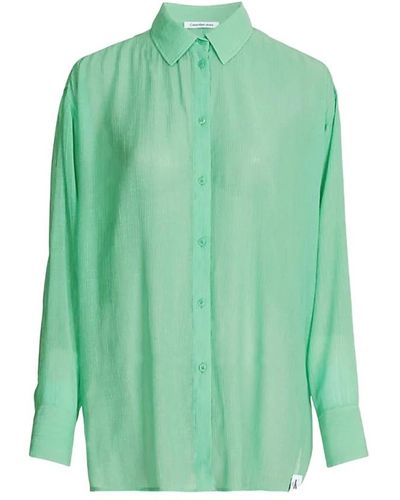 Calvin Klein Blouses & shirts > shirts - Vert