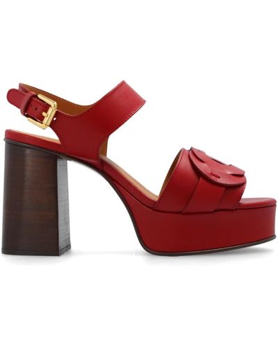See By Chloé Hohe sandalen mit absatz loys - Rot