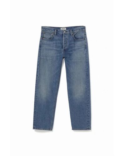 Agolde Jean parker in sight - high waist straight leg jeans - Blau