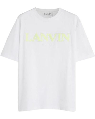 Lanvin Weiß grün curb t-shirt