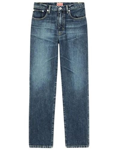 KENZO Straight Jeans - Blue