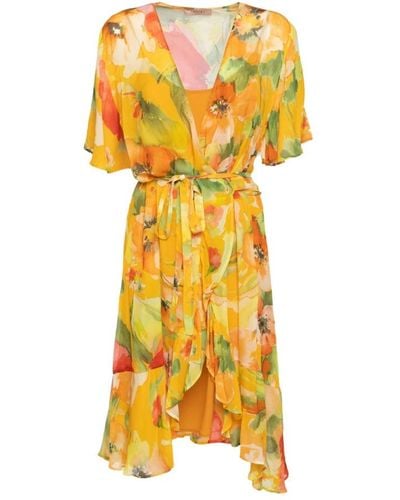 Twin Set Summer Dresses - Yellow