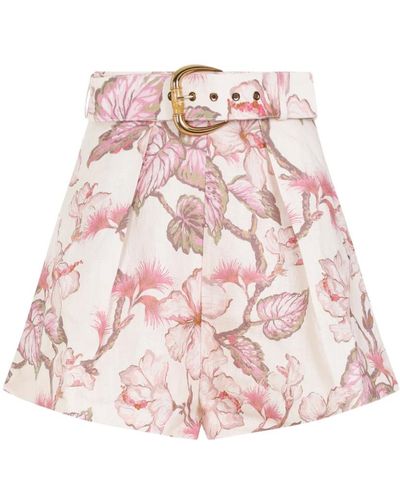 Zimmermann Casual Shorts - Pink