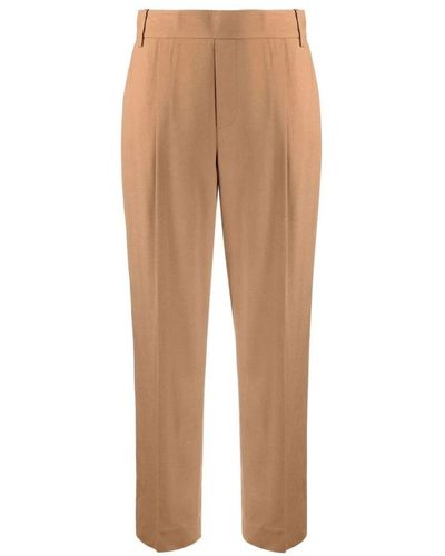 Vince Slim-Fit Trousers - Natural