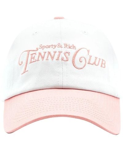 Sporty & Rich Caps - Pink