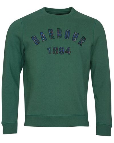 Barbour Affiliate Sweatshirt Sycamore - Verde