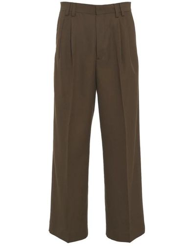 Closed Wide Trousers - Brown