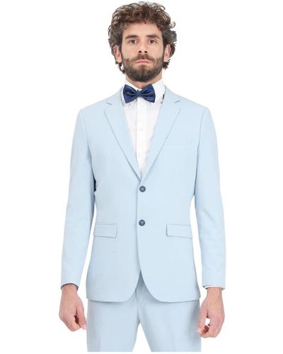 SELECTED Elegante giacca celeste - Blu