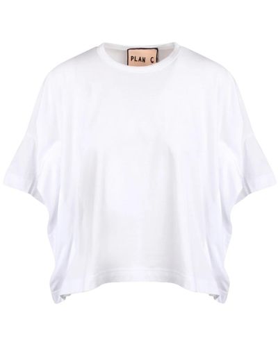 Plan C Tops > t-shirts - Blanc