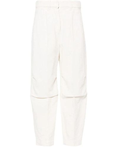 Brunello Cucinelli Tapered Trousers - White