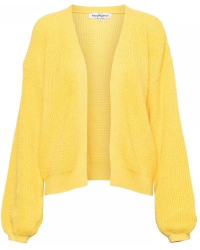&Co Woman Cardigans - Yellow