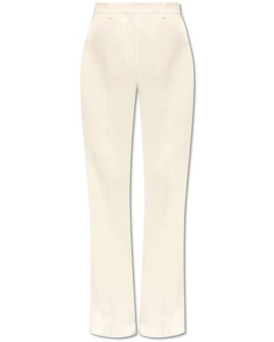 Balmain Pantalones con pliegues delanteros - Neutro
