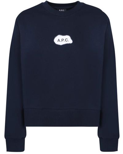 A.P.C. Sweatshirts - Blue