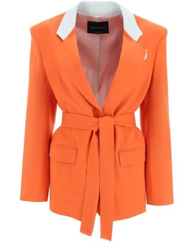 Hebe Studio Stylische blazers für männer - Orange