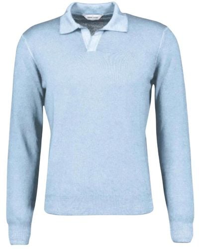 Gran Sasso Polo Shirts - Blue