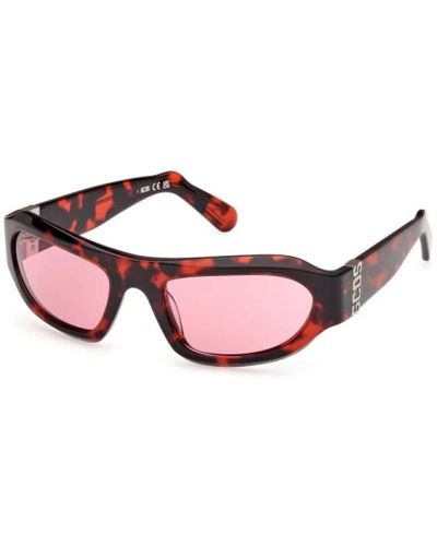Gcds Quadratische havana sonnenbrille - Pink