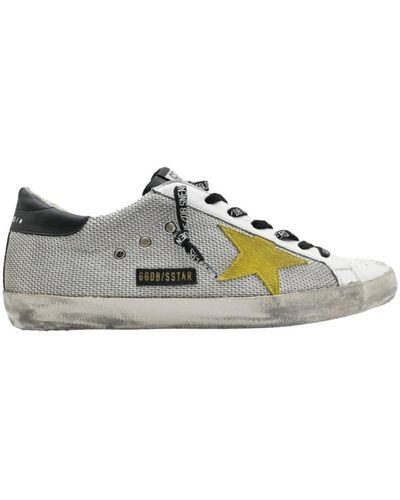Golden Goose Sneakers light silver white yellow black - Grau