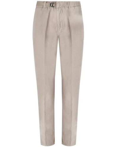 White Sand Slim-fit trousers - Gris