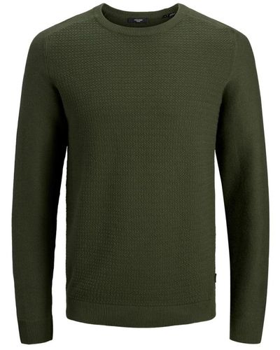 Jack & Jones Round-Neck Knitwear - Green