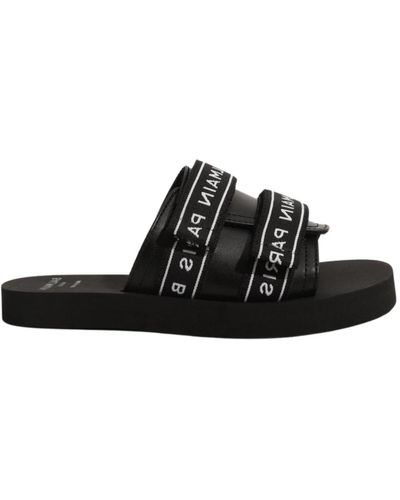 Balmain Shoes > flip flops & sliders > sliders - Noir