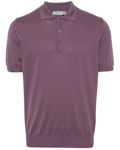 Canali Tops > polo shirts - Violet