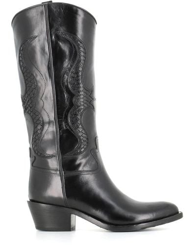 Sartore Cowboy Boots - Black