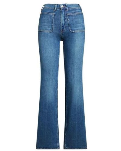 Ralph Lauren Weite bein blaue denim jeans