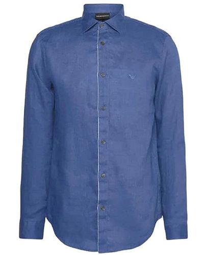 Emporio Armani Shirts - Blau