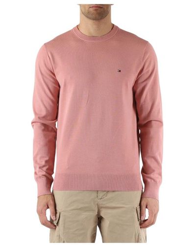 Tommy Hilfiger Round-Neck Knitwear - Pink