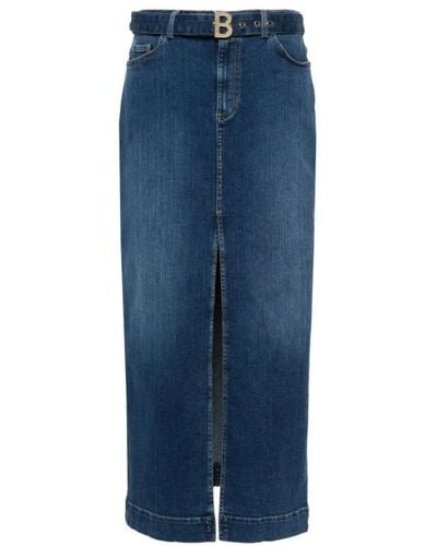 Blugirl Blumarine Denim Skirts - Blue